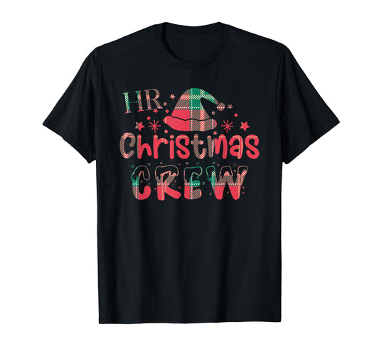 HR Christmas Crew Human Resources Vintage Funny Ugly Sweater T-Shirt