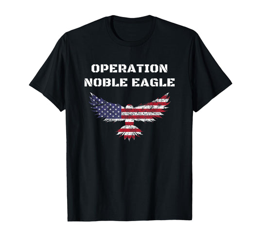 Operation Noble Eagle T-Shirt for Military Veterans