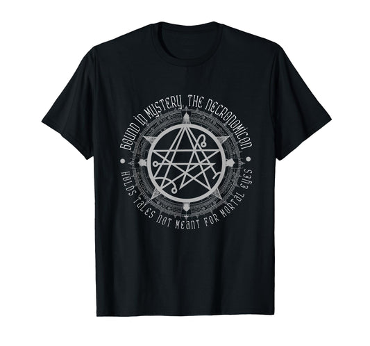Lovecraftian Fiction Tales Not Meant For Eyes Necronomicon T-Shirt