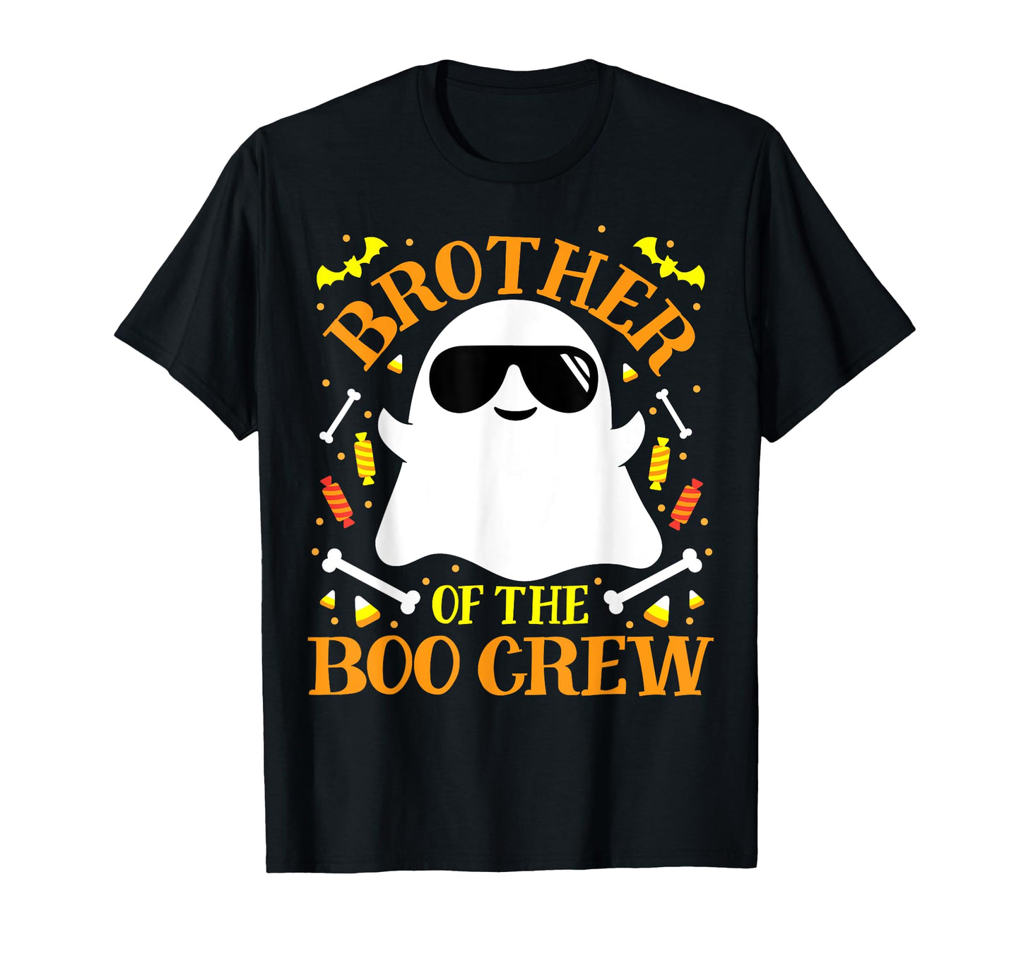 Brother Boo Crew Ghost Matching Family Set Boys Halloween T-Shirt