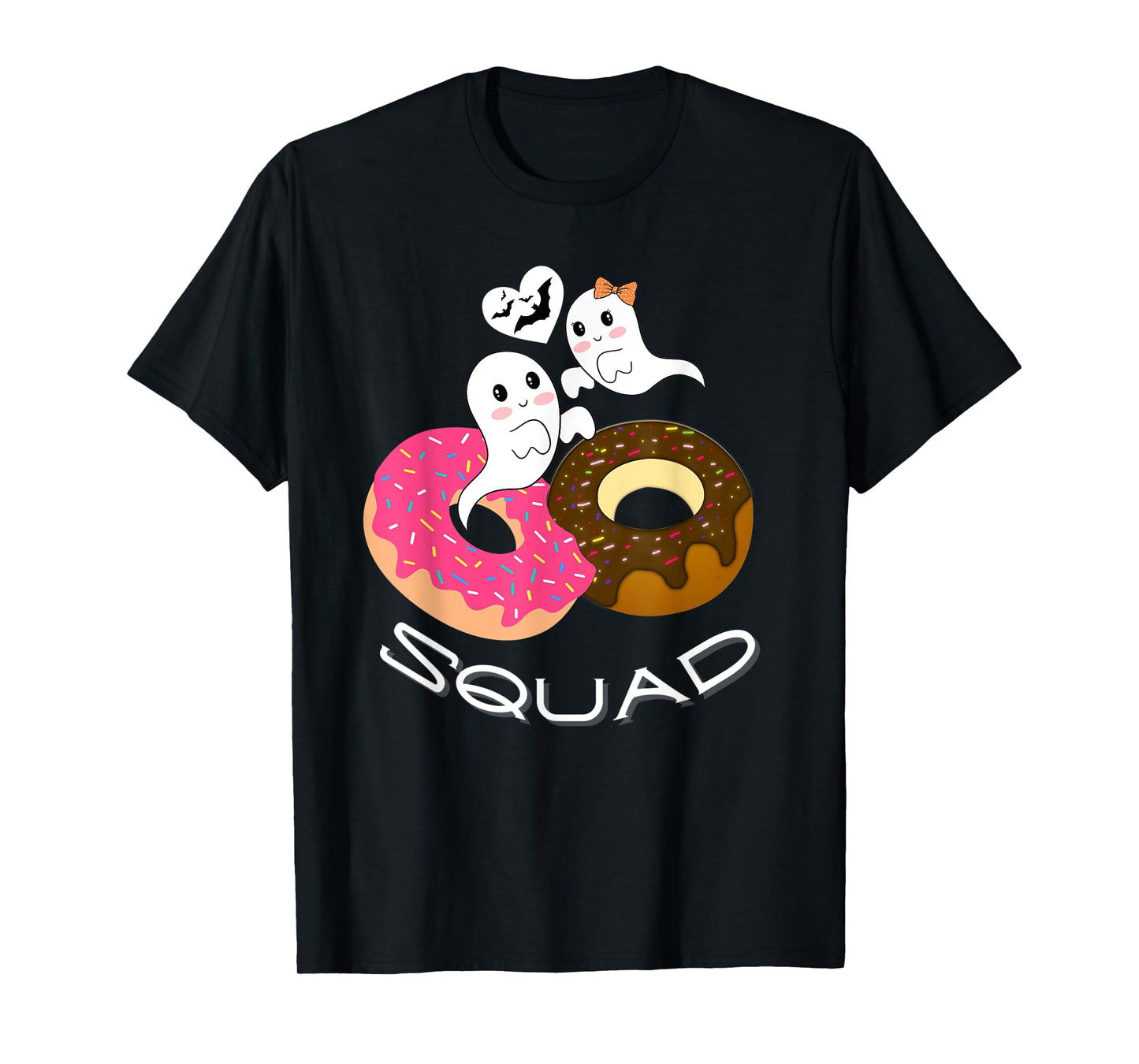 Cute Halloween Donut Squad Boy Girl Party Birthday Lover T-Shirt