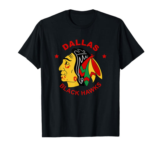 Dallas Black Hawks Vintage Hockey Fan T-Shirt