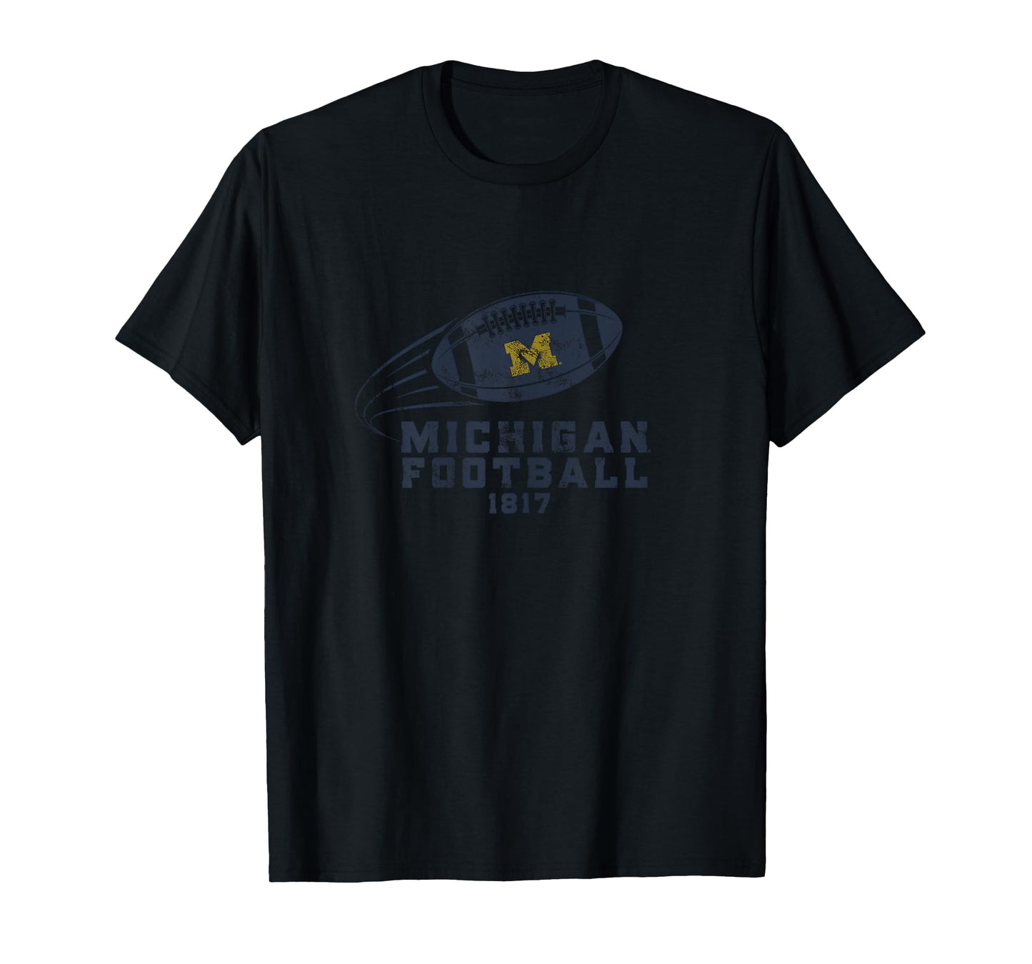 University of Michigan Wolverines U of M Spirit Football T-Shirt