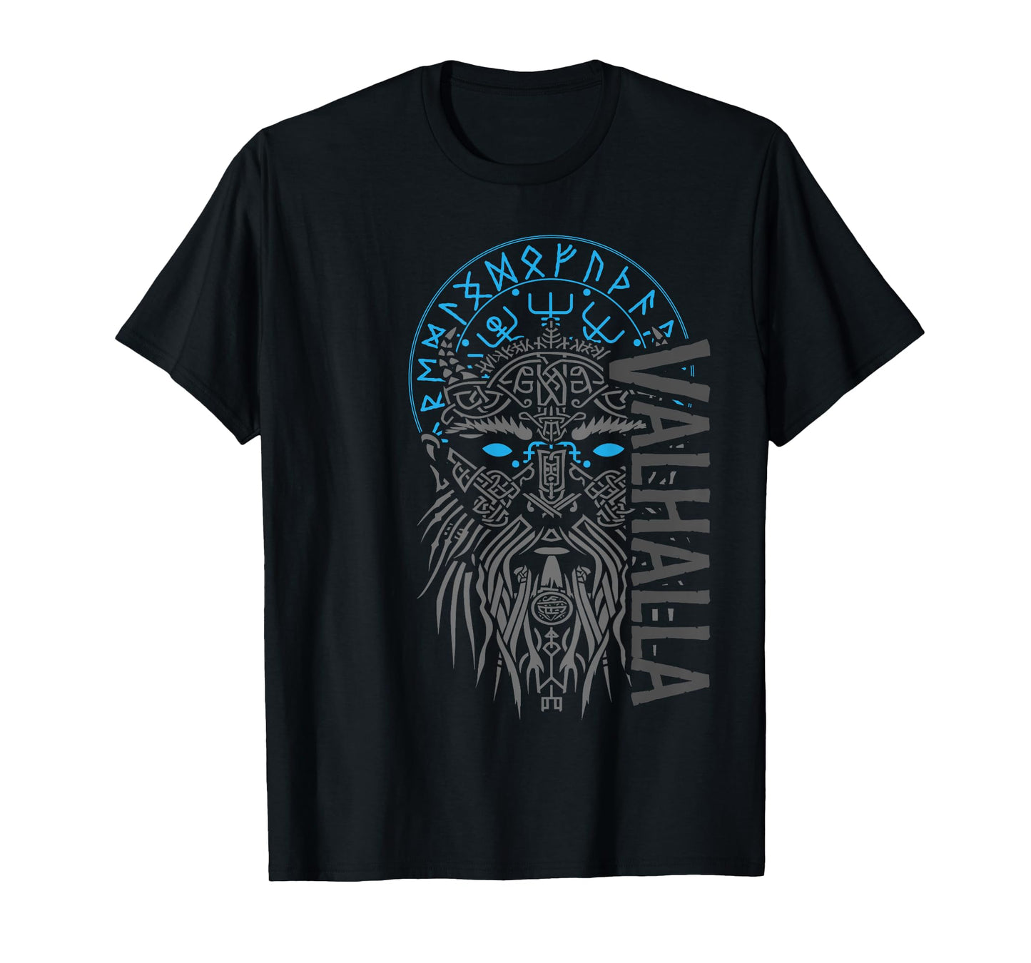 Valhalla & Viking Compass - Odin Design T-Shirt