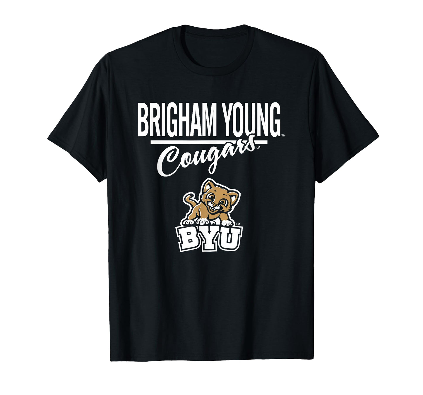 BYU Cougars Mascot Navy Officially Licensed T-Shirt