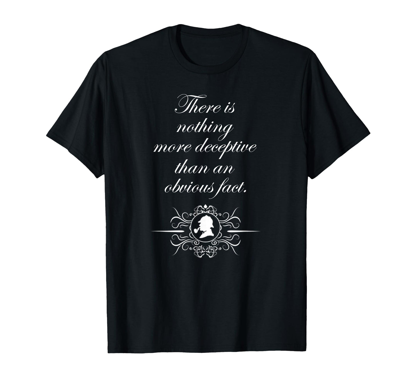 Sherlock Holmes Quotes 221B Baker St. British Detective T-Shirt