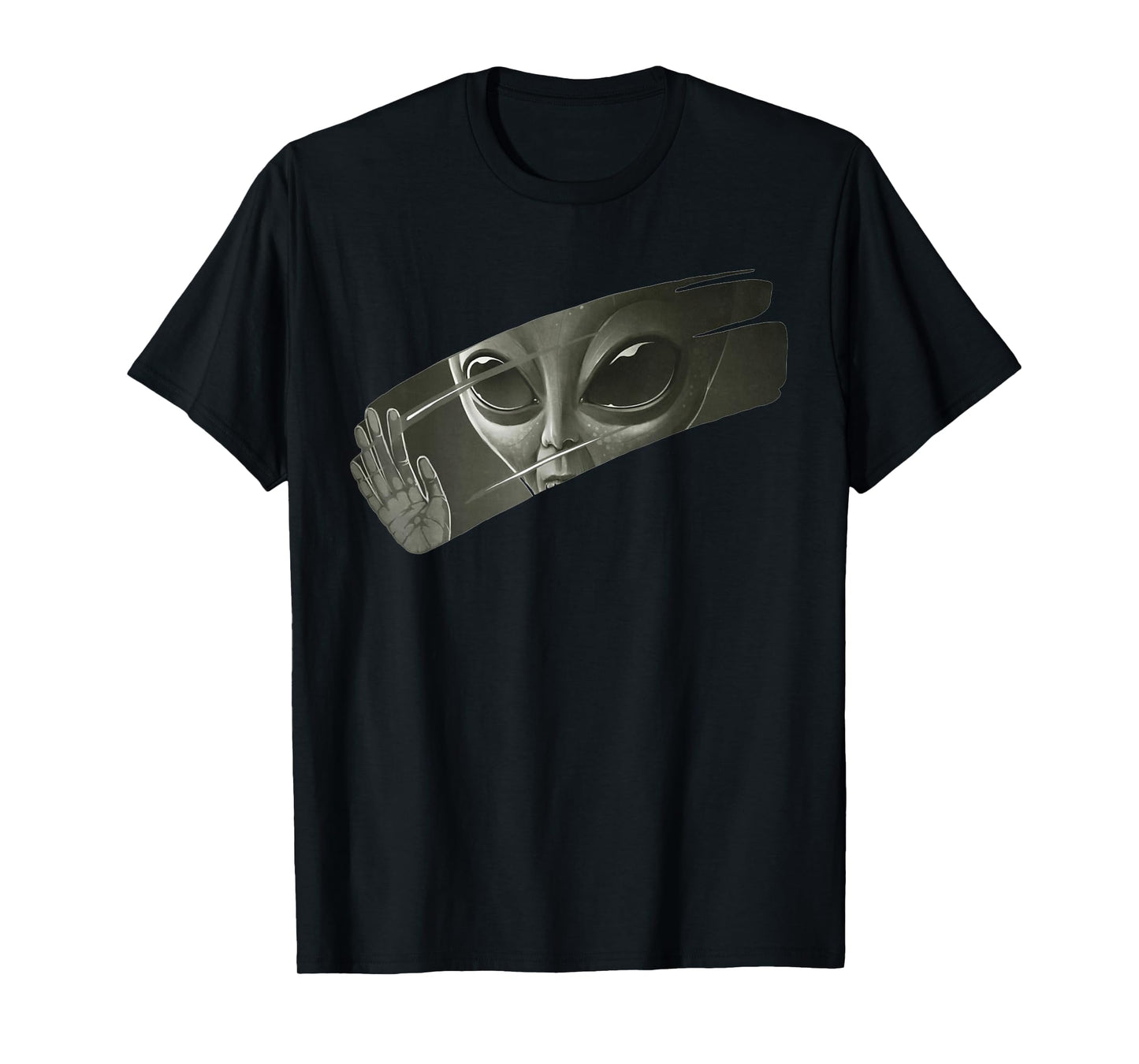 Aliens T-Shirt | Men Women Funny Graphic UFO Alien T-Shirt