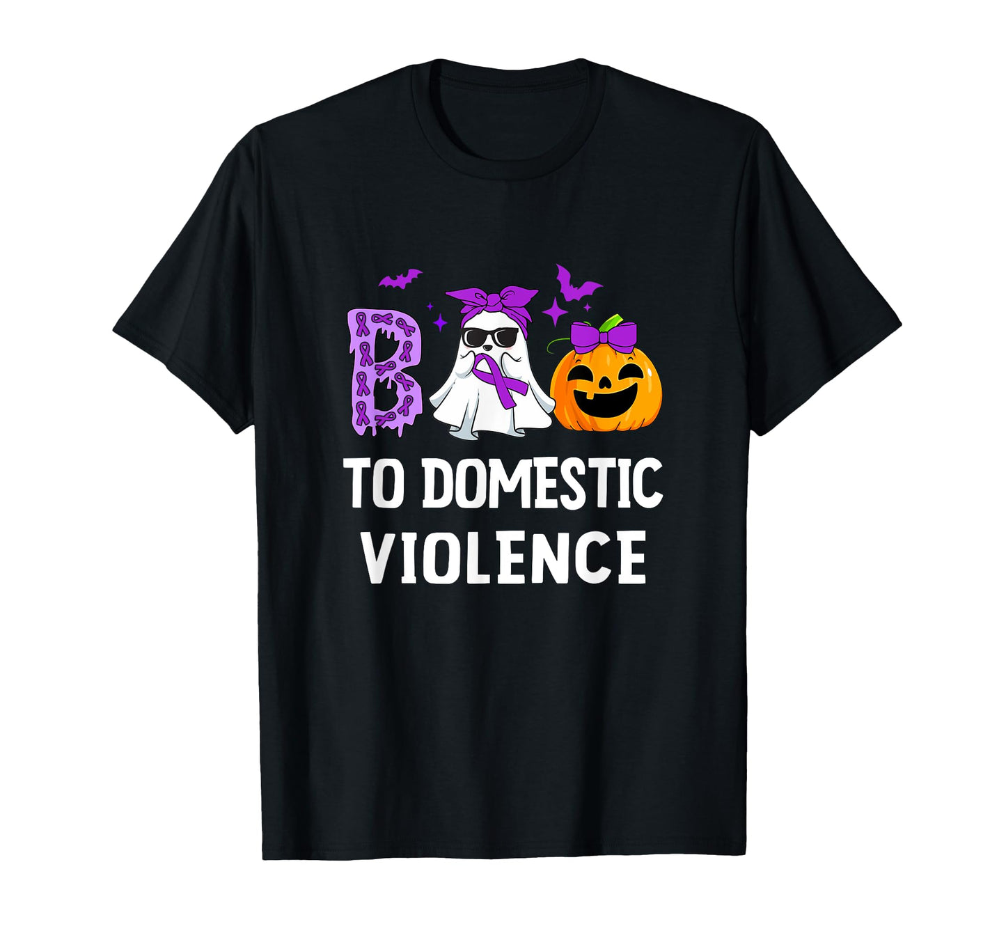 Boo To Domestic Violence Domestic Violence Awareness T-Shirt