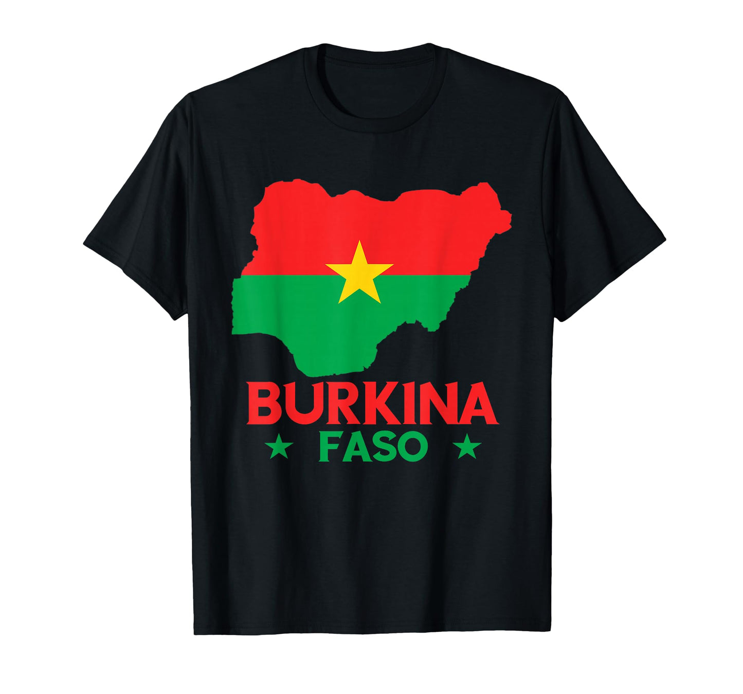 Burkina Faso Maps Burkina Fasoan Flag Burkina Fasoan Pride T-Shirt