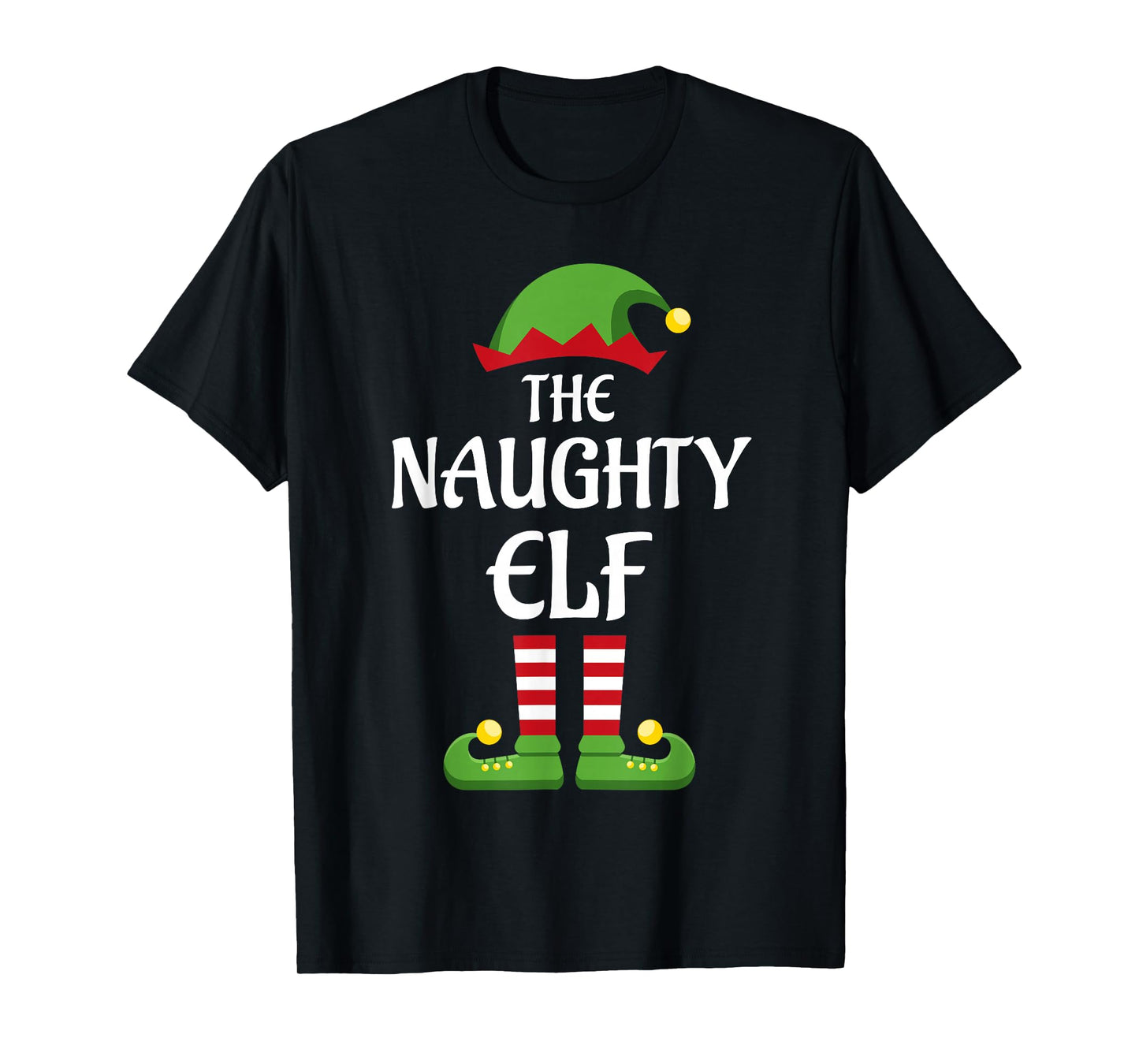 Naughty Elf Family Matching Group Christmas T-Shirt