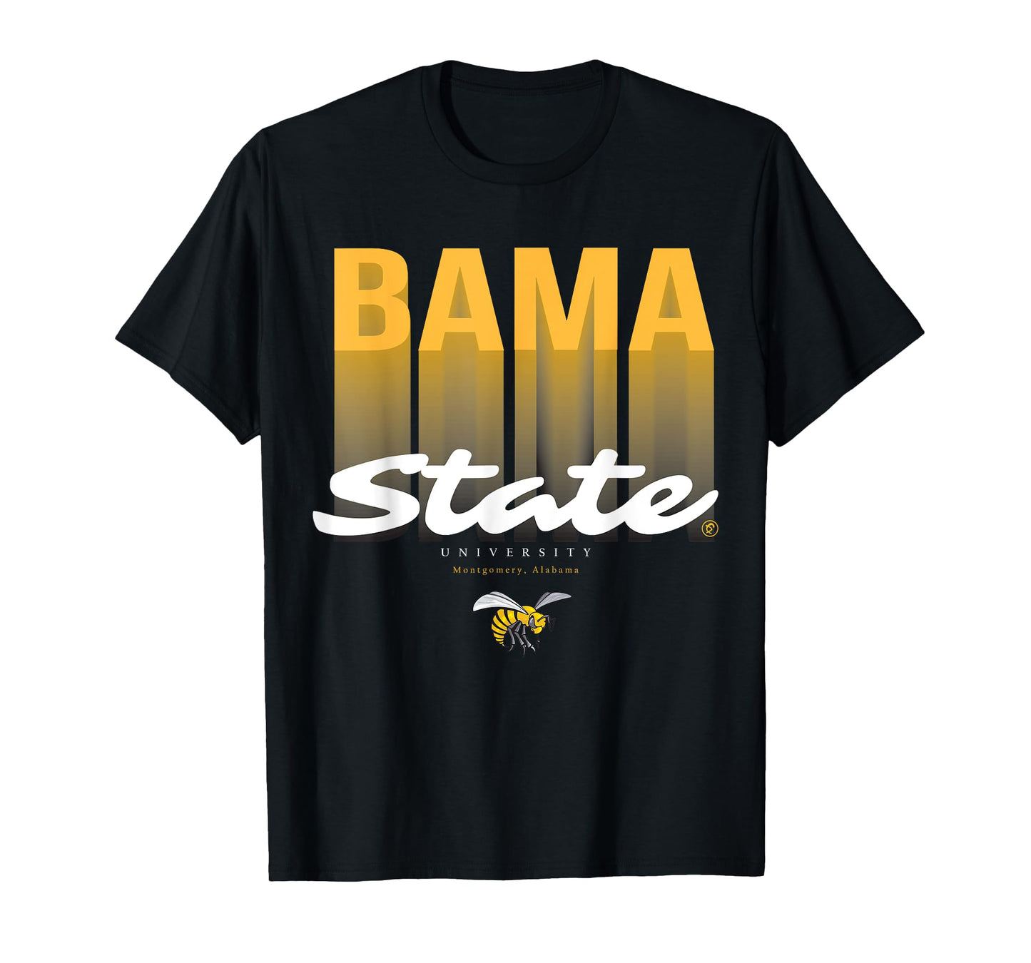 The Yard Essentials - Alabama State University - Bama Fade T-Shirt