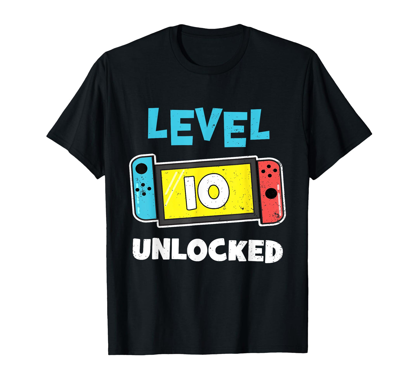Level 10 unlocked Gamer 10th Birthday Gift Video Game lovers T-Shirt