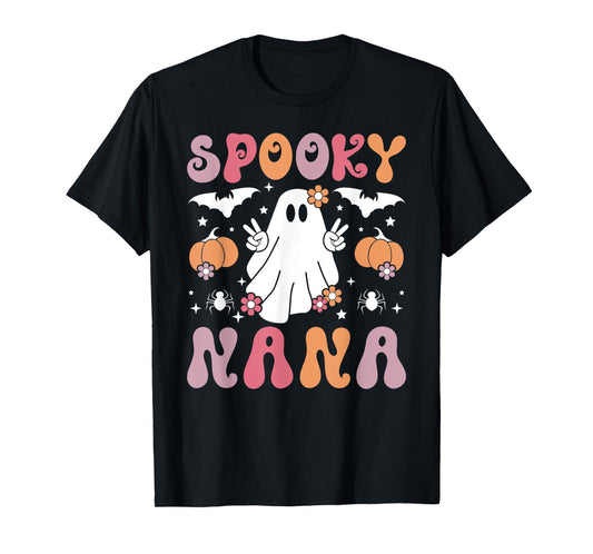 Spooky Nana Grandmother Halloween Nana Grandma T-Shirt