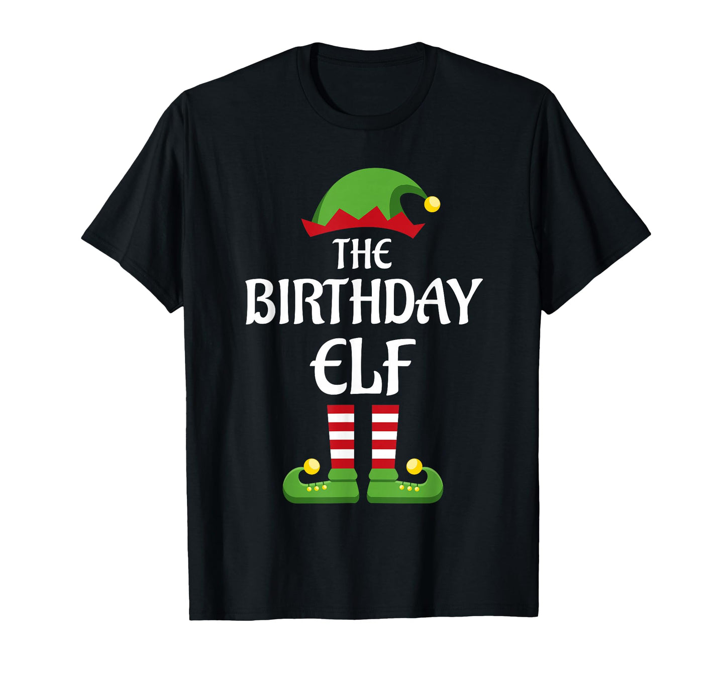 Birthday Elf Family Matching Group Christmas T-Shirt