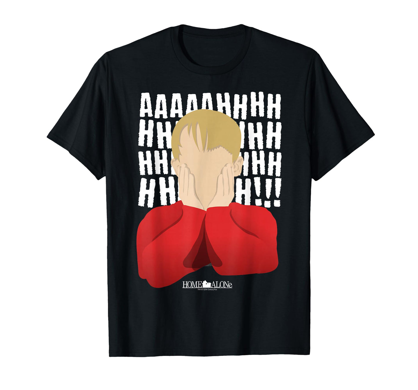 Home Alone Kevin Yell Minimalist Portrait T-Shirt
