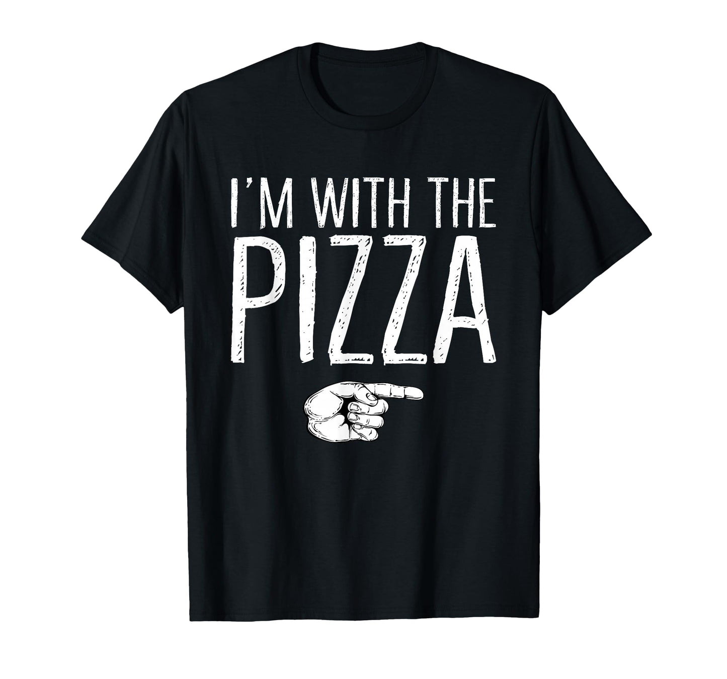 I'm With The Pizza Matching Costume Lazy Halloween Party T-Shirt