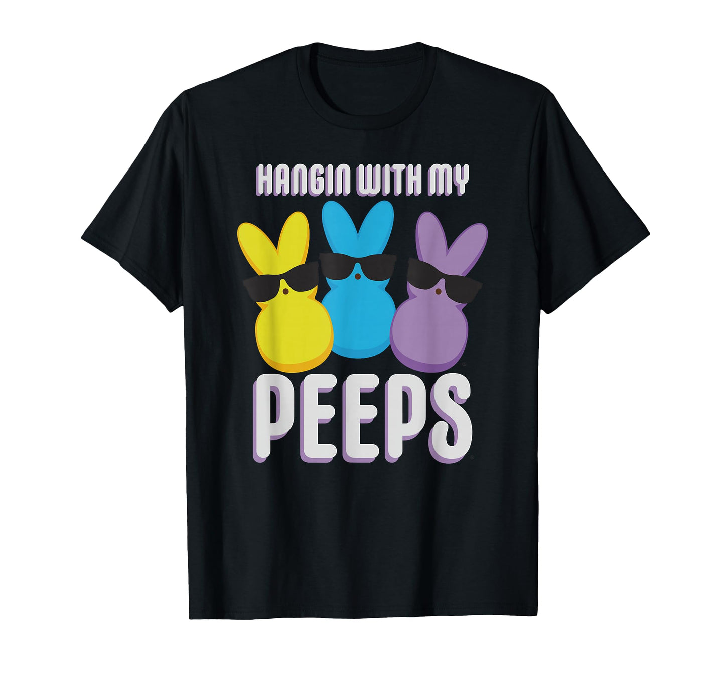 Peeps Easter Hangin With My Peeps Cool Bunnies T-Shirt