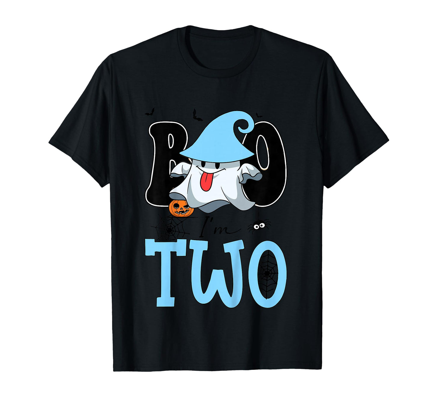 Kid Boo I'm Two 2nd Birthday Ghost Halloween Costume Toddler T-Shirt