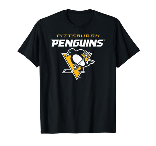 Pittsburgh Penguins Power Play Black Officially Licensed T-Shirt