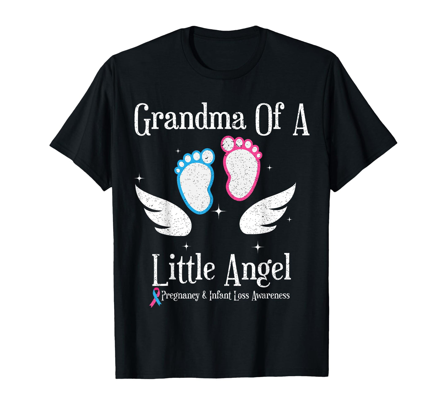 Grandma Of A Little Angel Pregnancy and Infant Loss t-Shirt T-Shirt