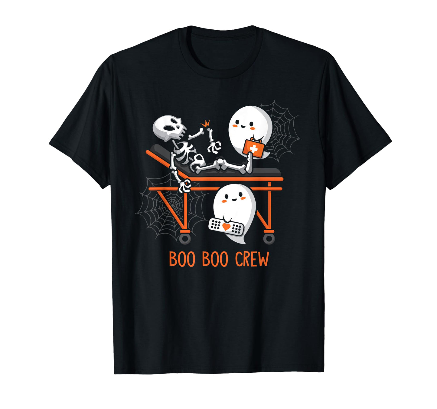Boo Boo Crew Ghost Doctor Paramedic EMT Nurse Halloween T-Shirt