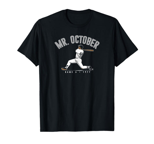 Reggie Jackson - Mr. October - New York Baseball T-Shirt