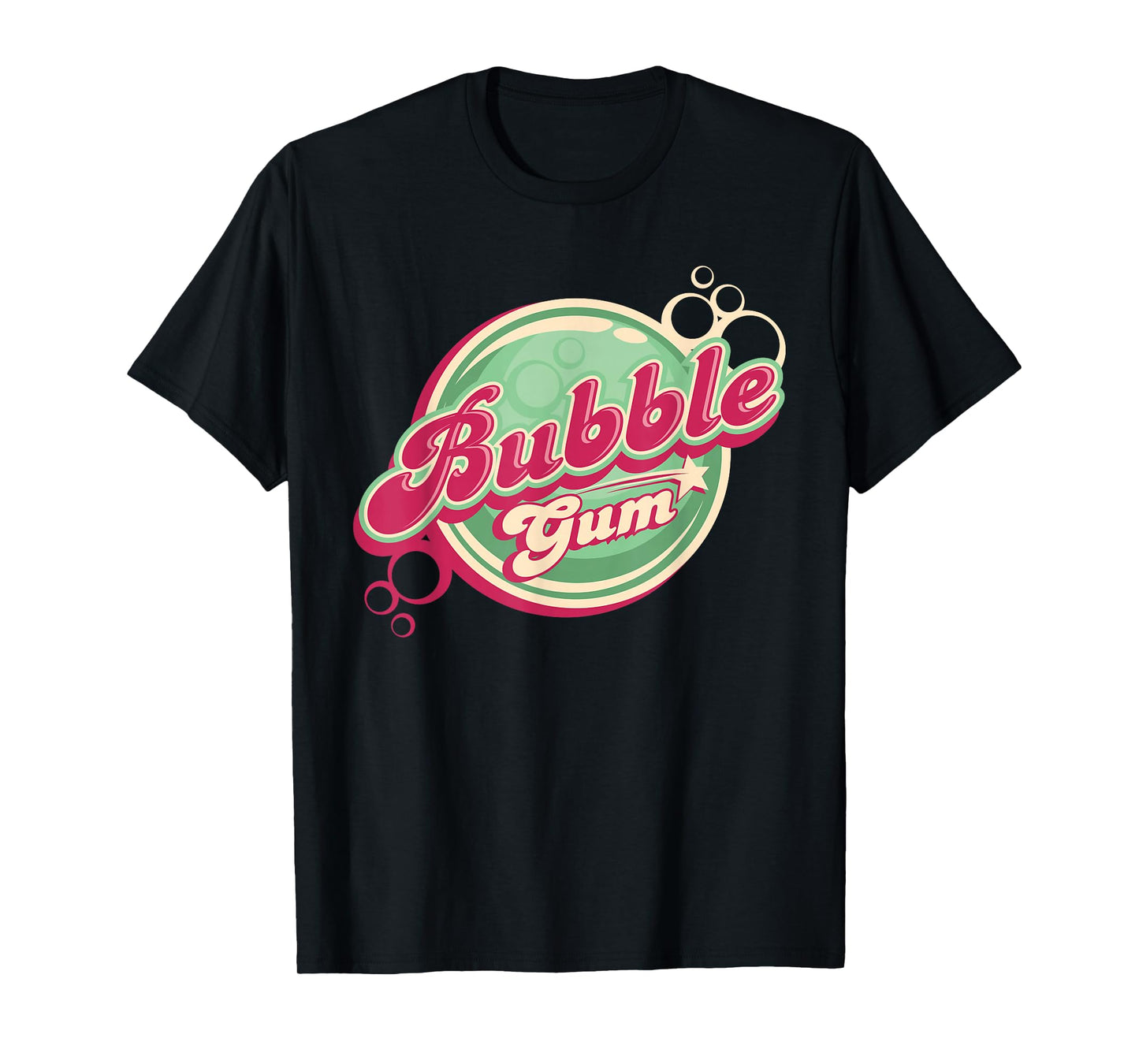 Retro Bubble Gum and 1970's Vintage Bubblegum Logo T-Shirt