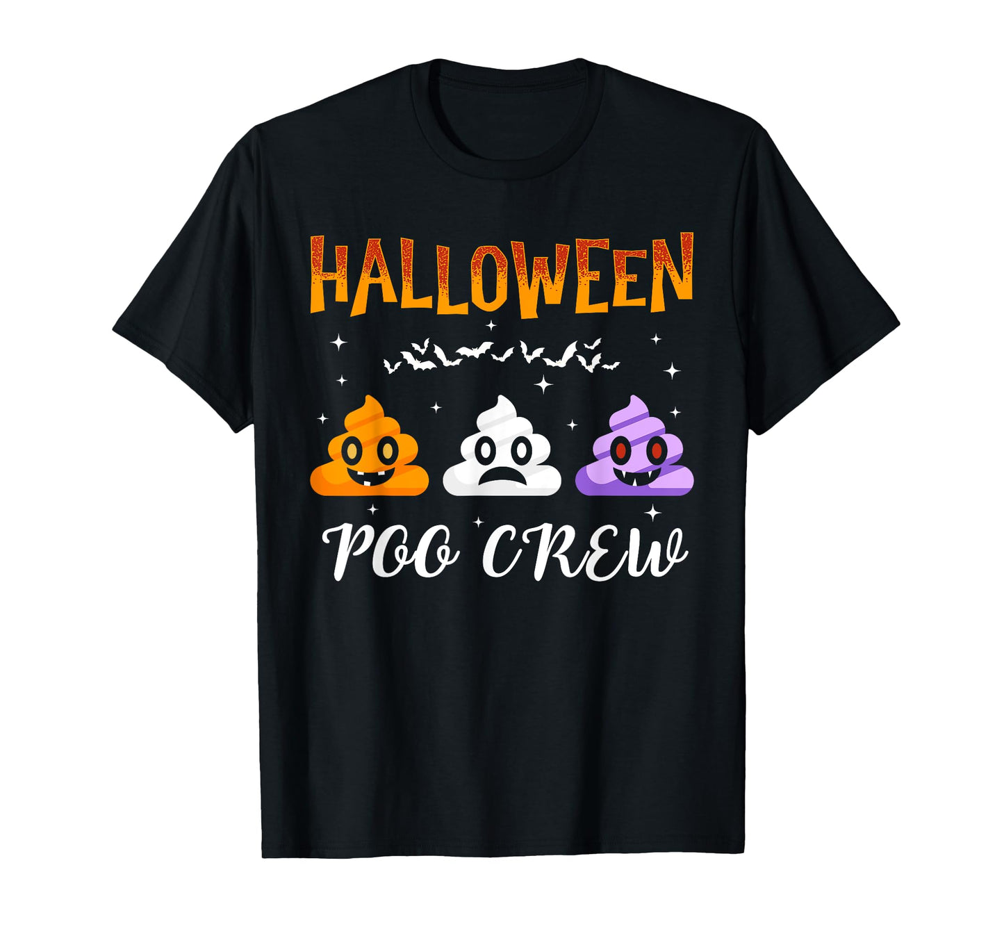 Halloween Poo-Crew Funny Halloween Poop Spooky Squad Crew T-Shirt