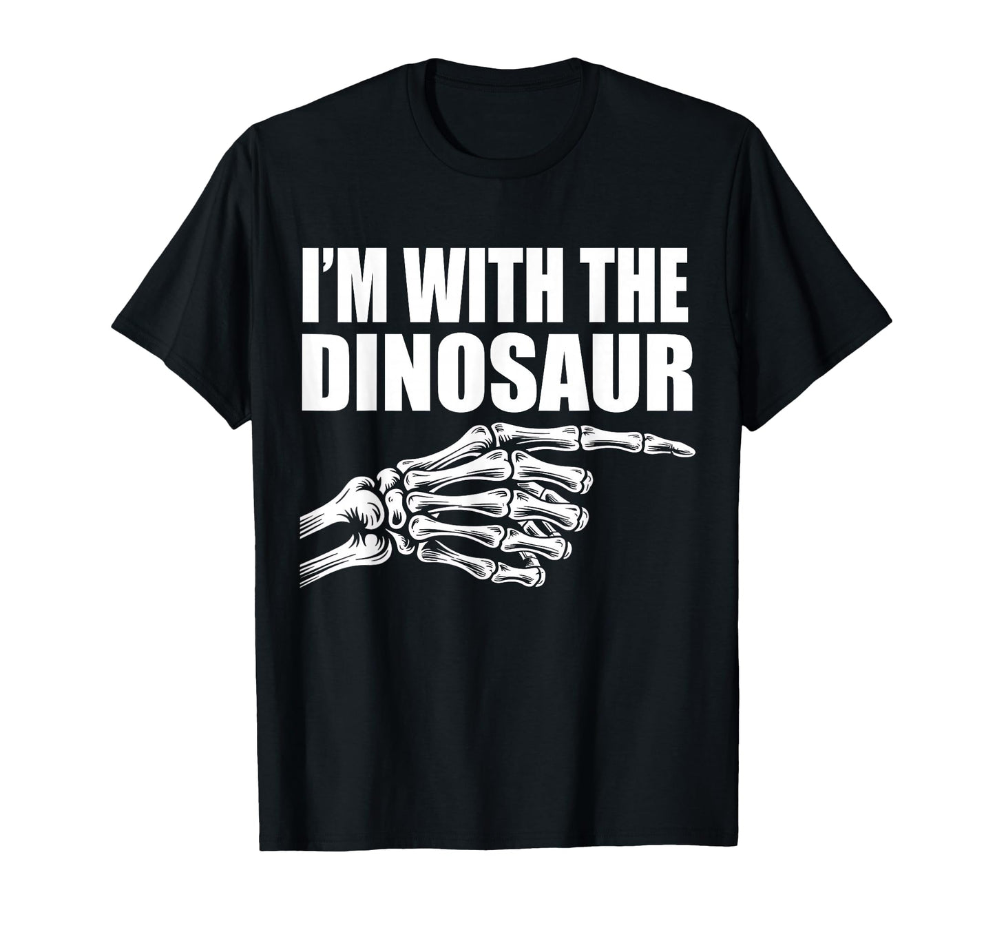 I'm with The Dinosaur Shirt Adult Kids Men Women Costume T-Shirt