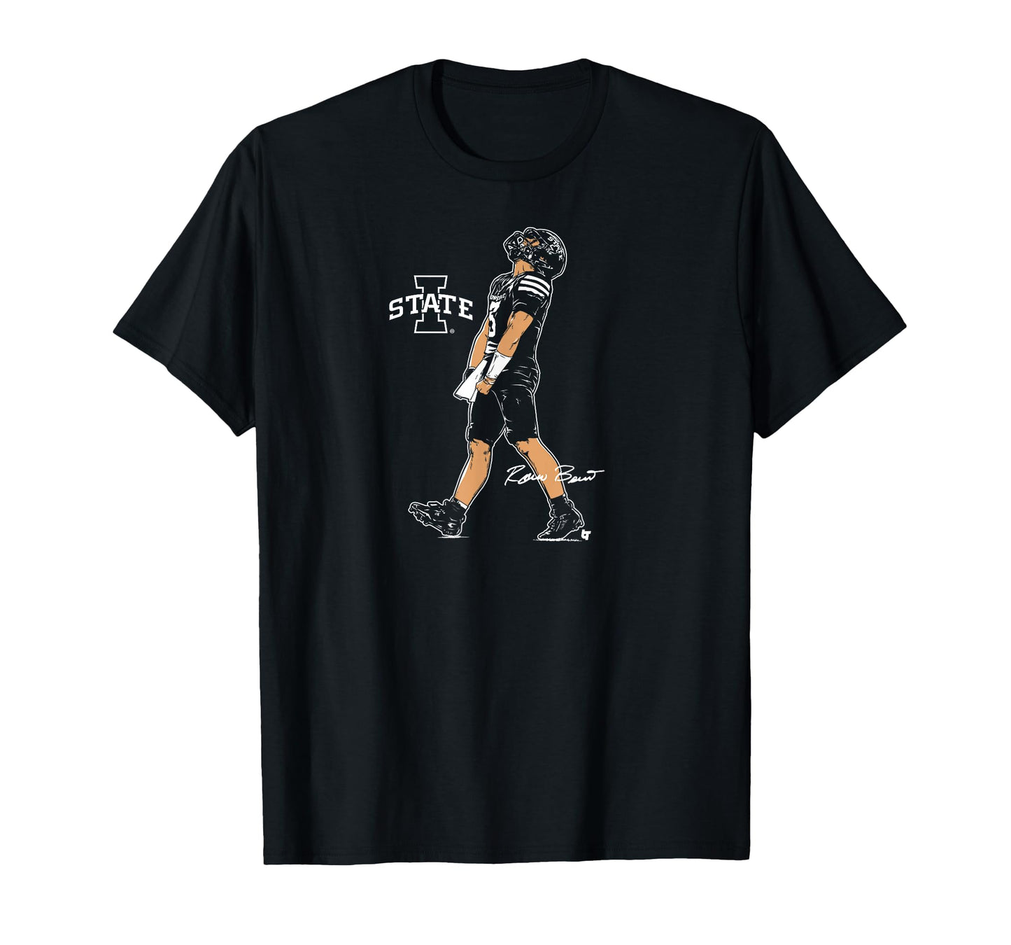 Iowa State Footbal - Rocco Becht - Superstar Pose Nil T-Shirt
