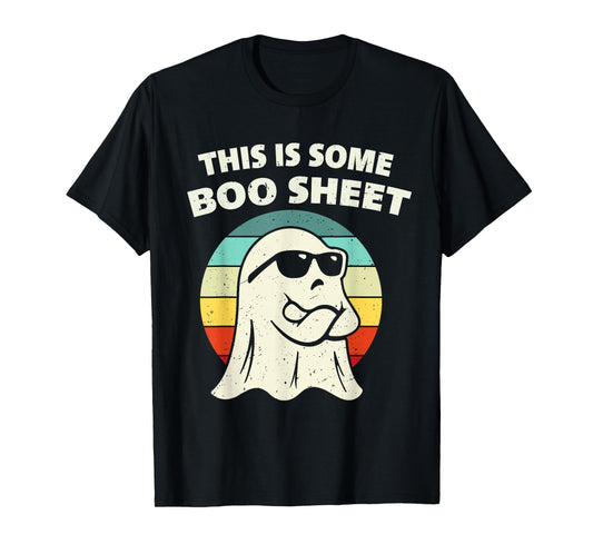 This is Some Boo Sheet Ghost Halloween Costume Men Women T-Shirt