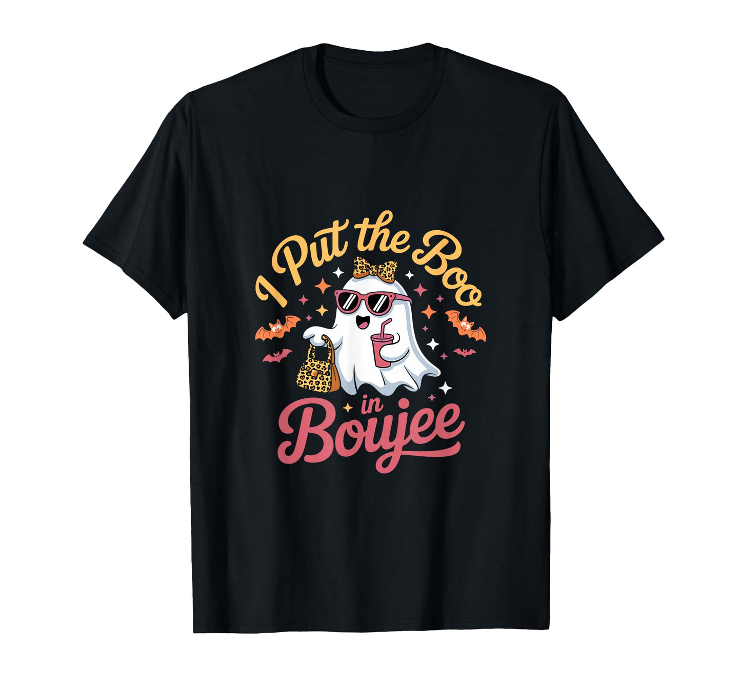 I Put The Boo in Boujee Halloween for Coquette Spooky Season T-Shirt