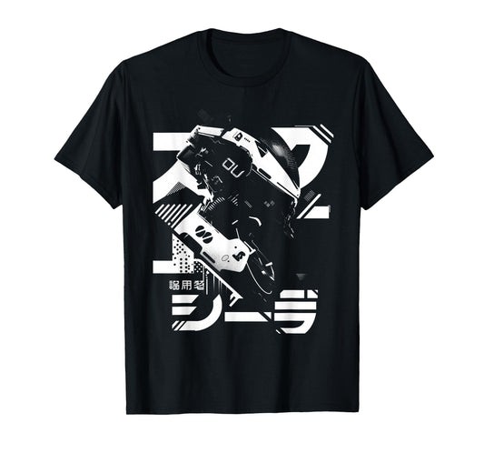 Futuristic Techwear Japanese Cyberpunk Harajuku Anime Manga T-Shirt