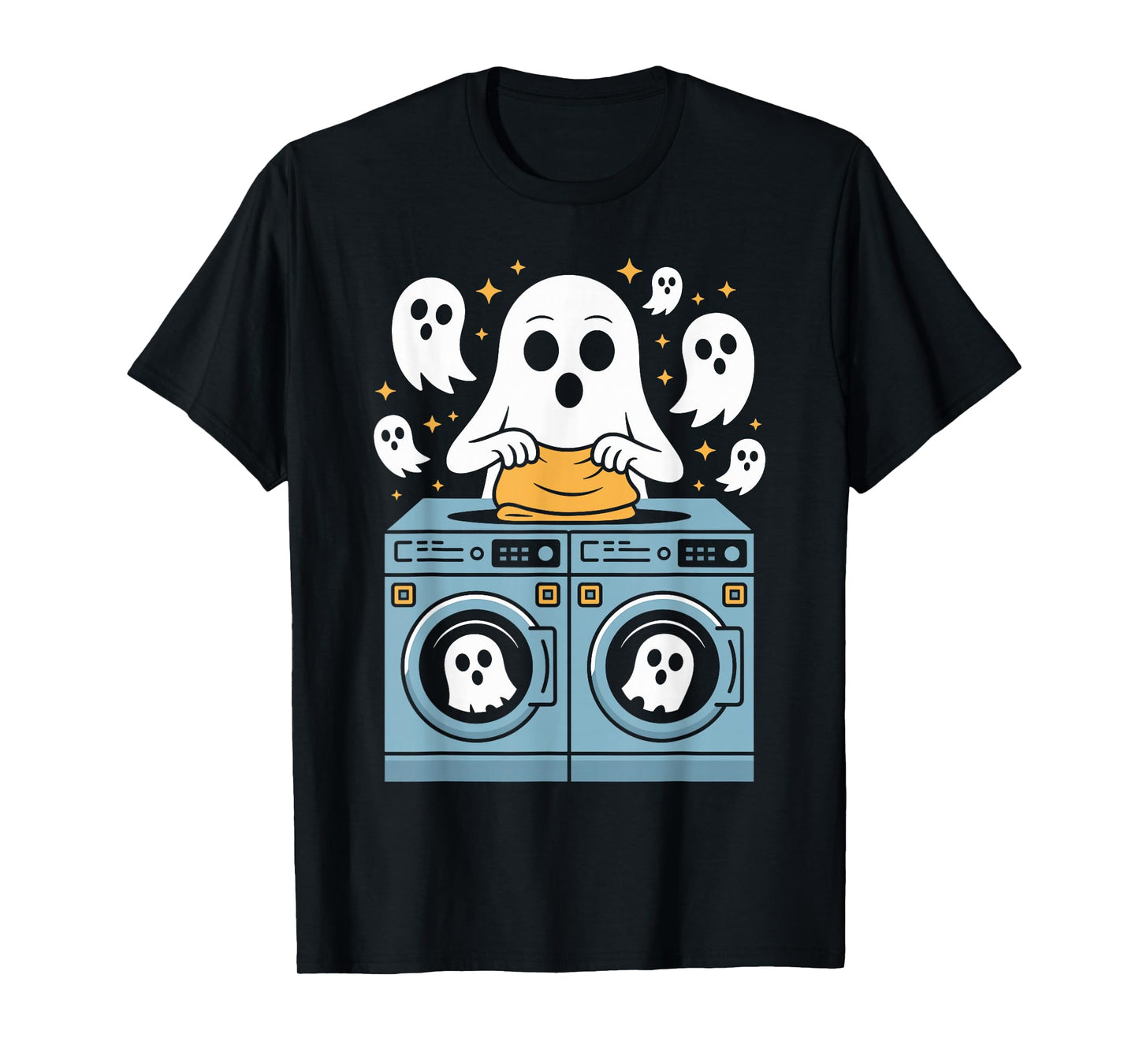 Ghost Laundry Spooky Funny Halloween Ghost Laundry T-Shirt