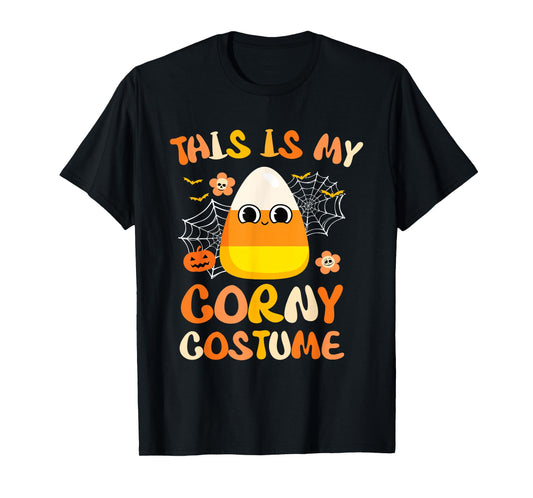 Halloween Candy Corn This Is My Corny Costume T-Shirt