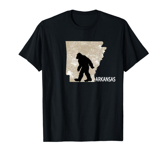 Funny Bigfoot I Believe Loves Arkansas AR Sasquatch T-Shirt