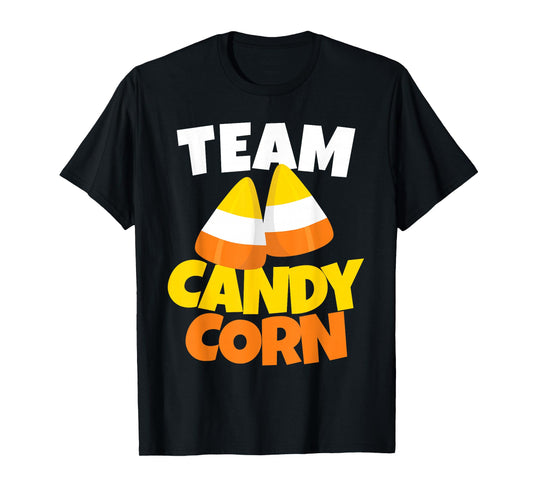 Team Candy Corn - Lazy Halloween Costume T-Shirt