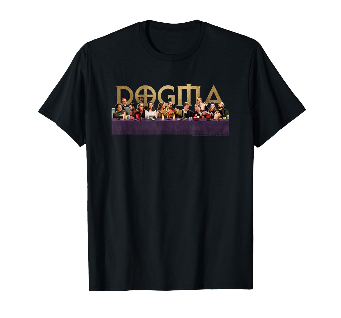 Dogma Movie The Last Supper Poster Main Characters T-Shirt