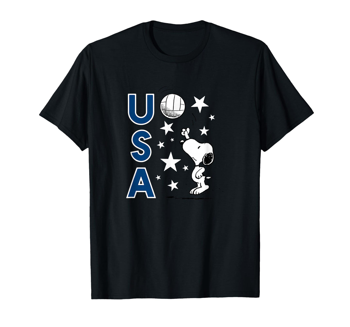 Peanuts - Snoopy USA Volleyball T-Shirt
