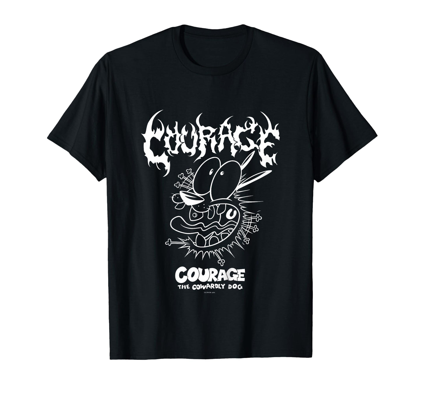 Kids Courage the Cowardly Dog Extreme Metal T-Shirt