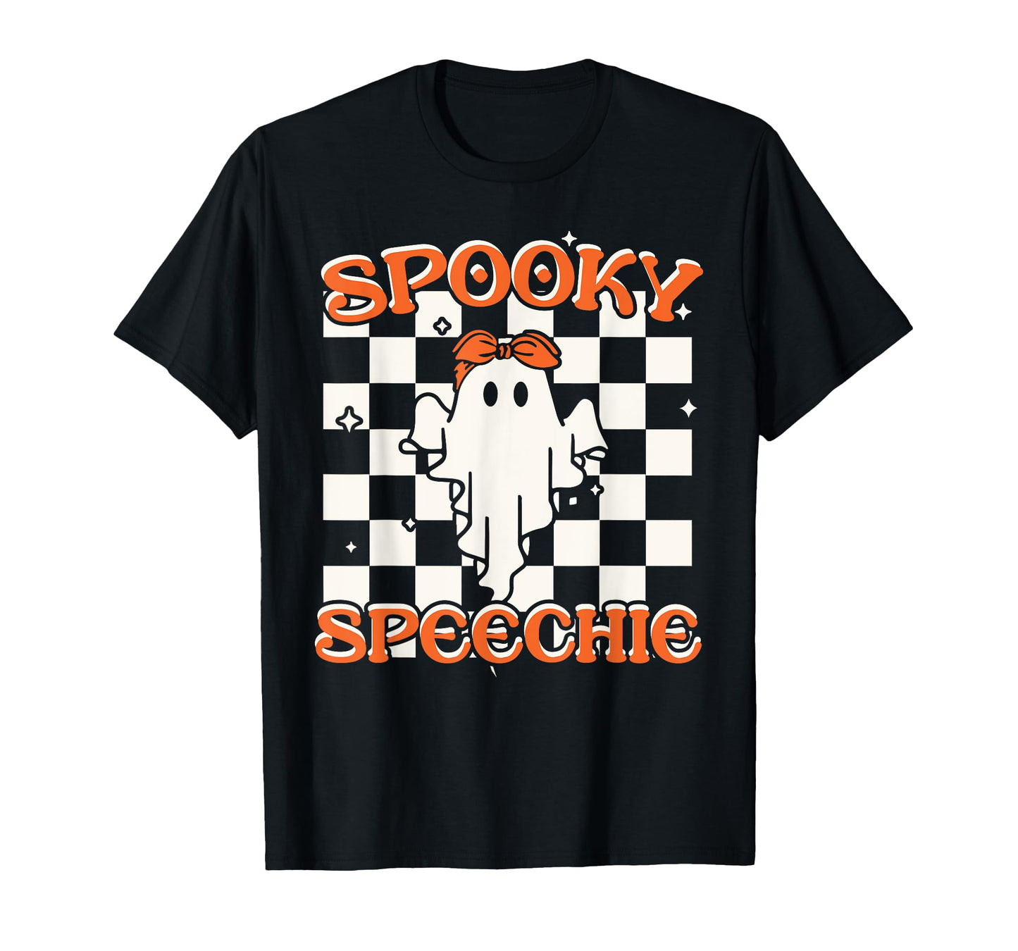 Spooky Speechie Speech Therapy Halloween Costume Ghost SLP T-Shirt