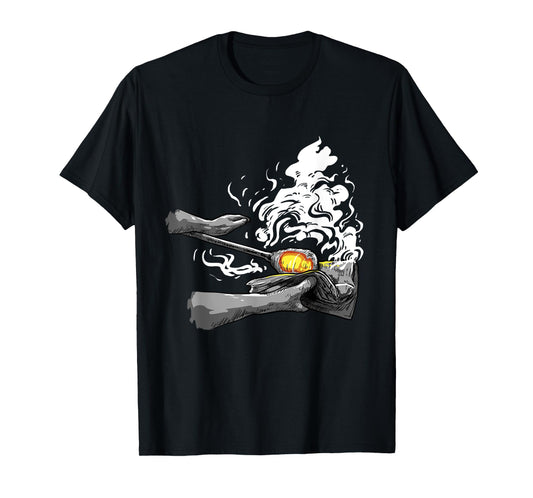 Glassblower Glass Blowing Glass Art T-Shirt