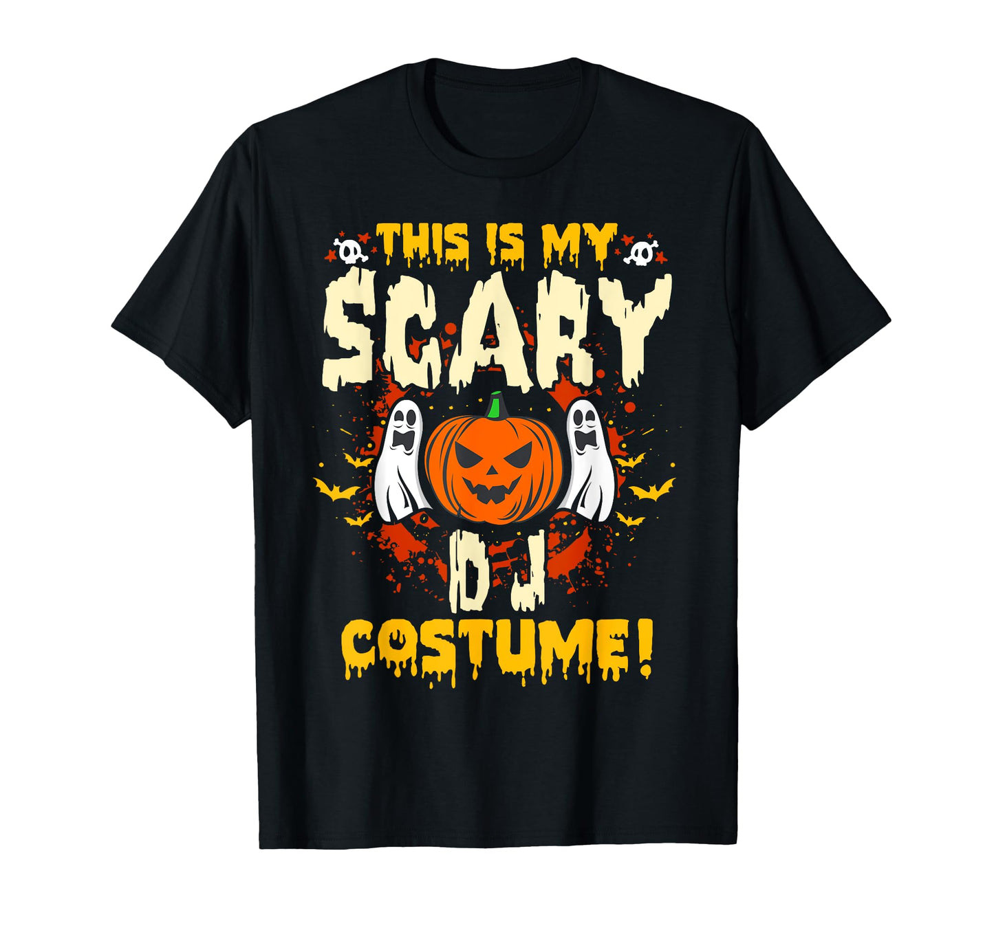 This is my Scary DJ Costume Funny Halloween T Shirt