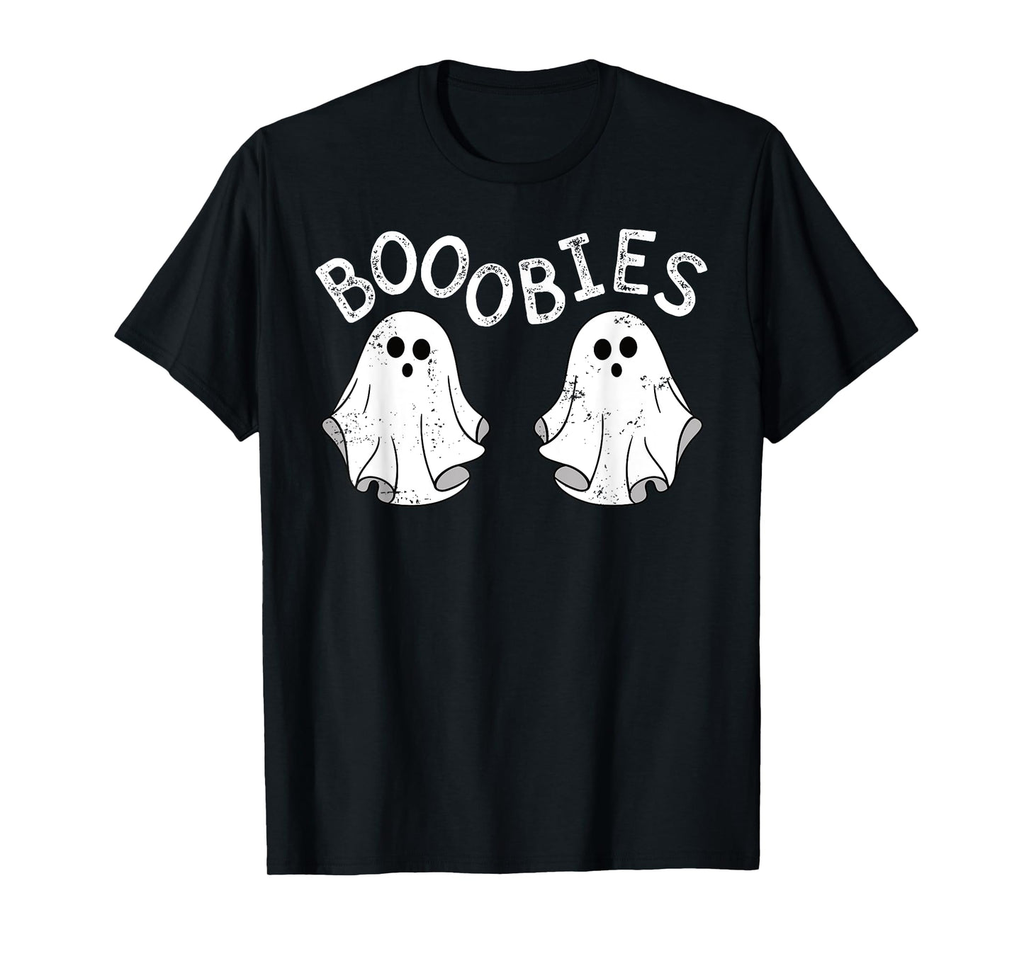 Boob Ghosts Booobie Halloween Bra Breast Funny Costume T-Shirt
