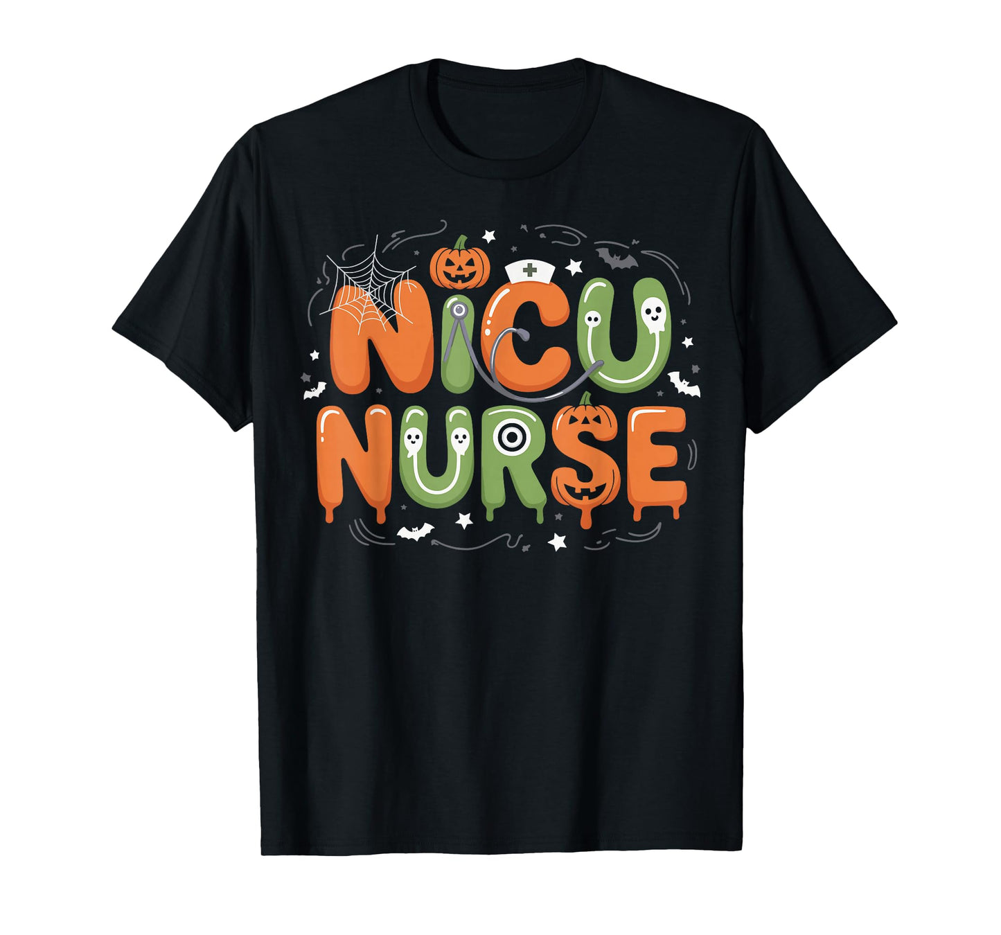 NICU Nurse Infant Care Halloween Costume T-Shirt