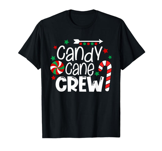 Candy Cane Crew Christmas Xmas Love Candy Boys Girls Kids T-Shirt
