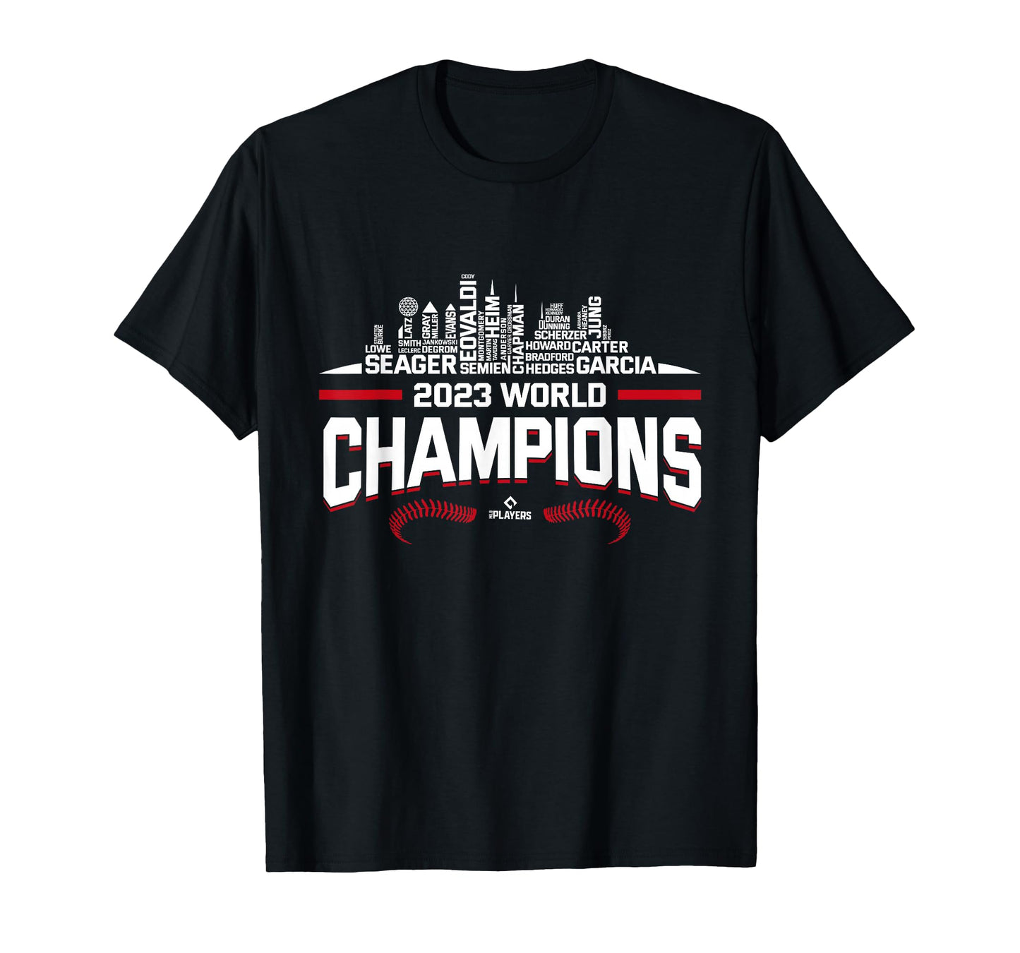 2023 World Champions Adolis Garcia Texas MLBPA T-Shirt