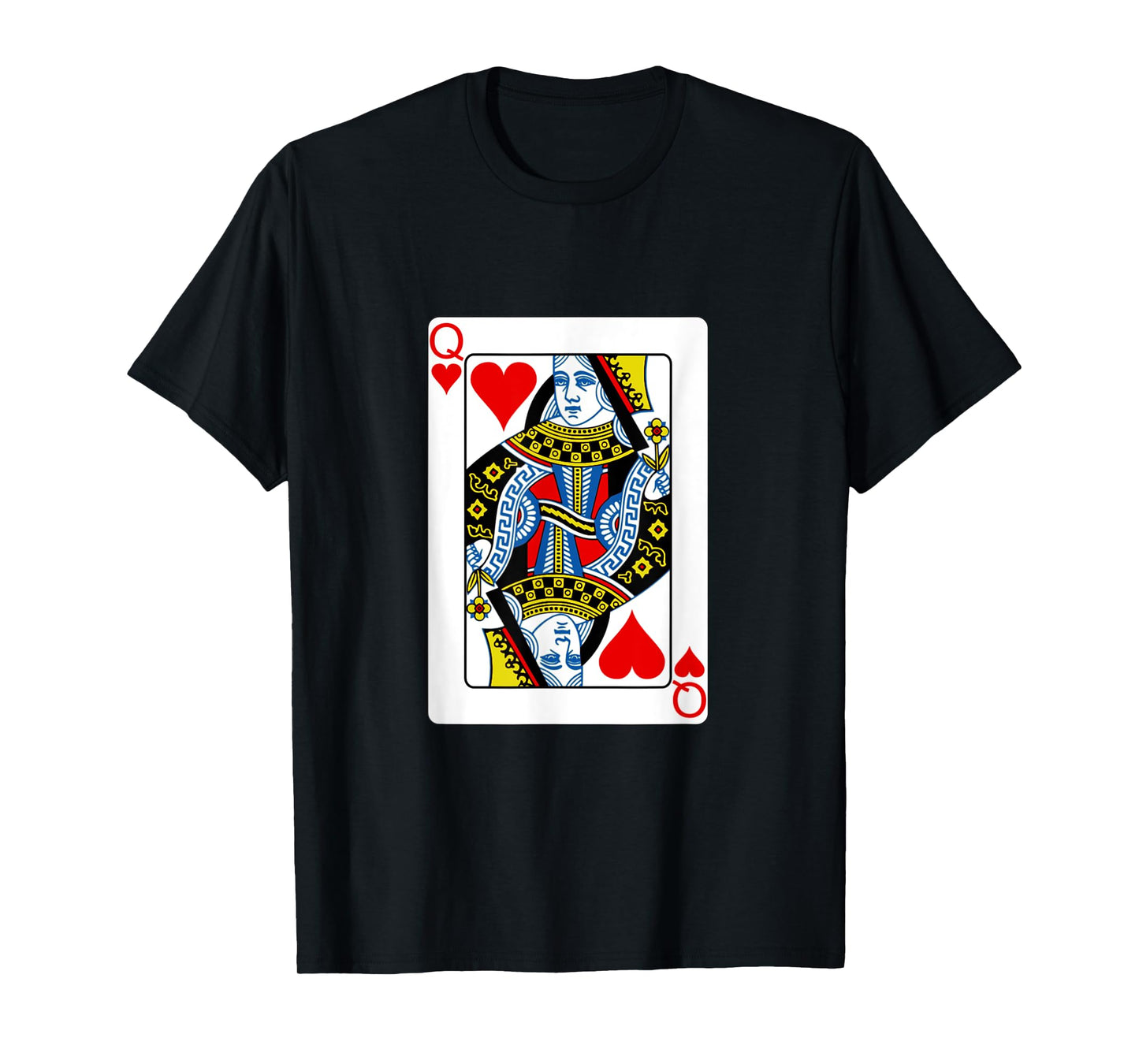 funny halloween shirt 2025 Queen Playing Card Costume fun T-Shirt