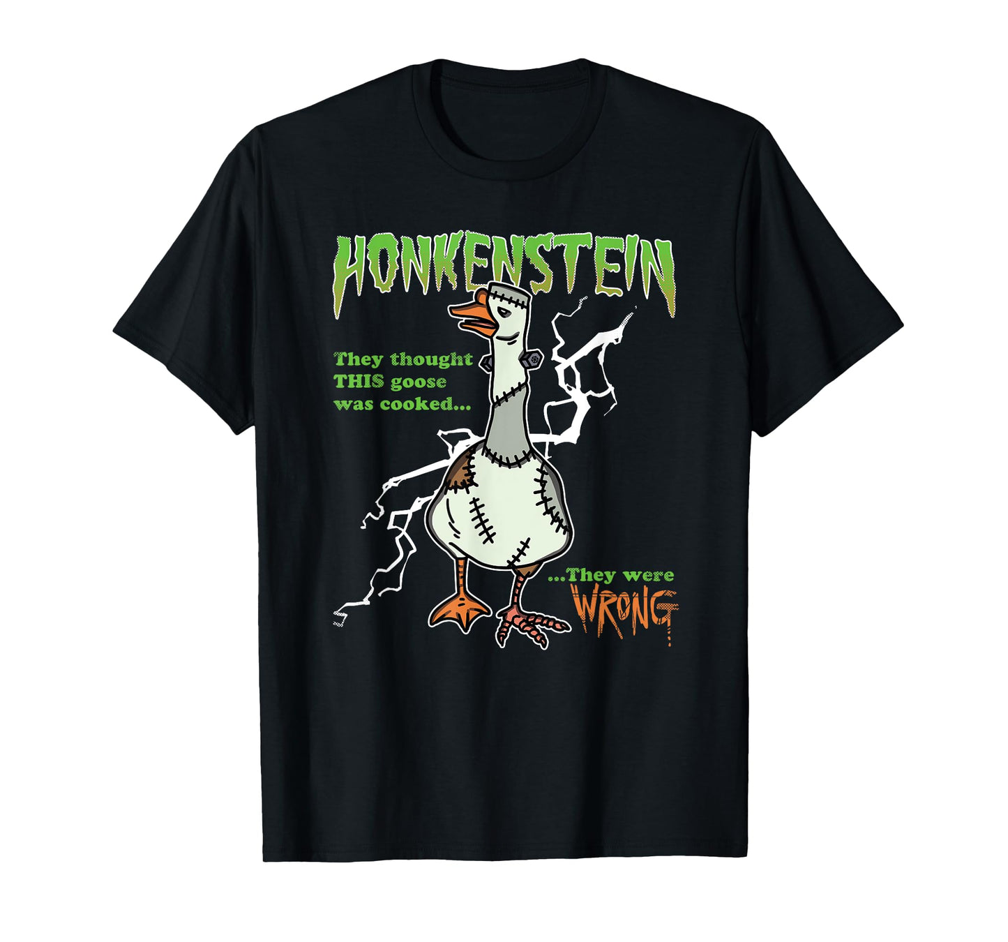 Honkenstein Funny Halloween Goose Meme Honkus Ponkus Parody T-Shirt