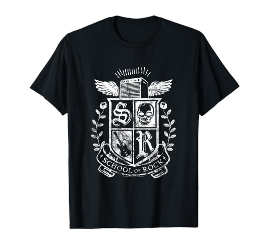 School of Rock Distressed Crest T-Shirt